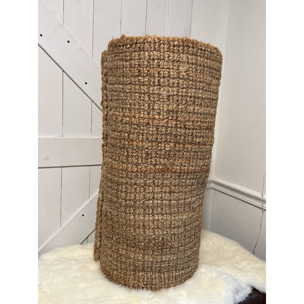✿ Jute Runner Handmade in India Natural Fiber Rug